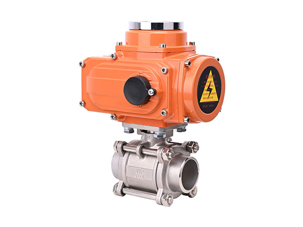 電動三片式焊接球閥 Q961F-16P