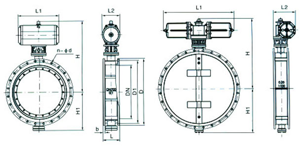 氣動(dòng)通風(fēng)蝶閥(圖1)