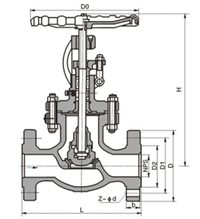 J41H美標(biāo)截止閥(圖1)